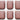Set di 6 bicchieri Rosa in cristallo di Item International