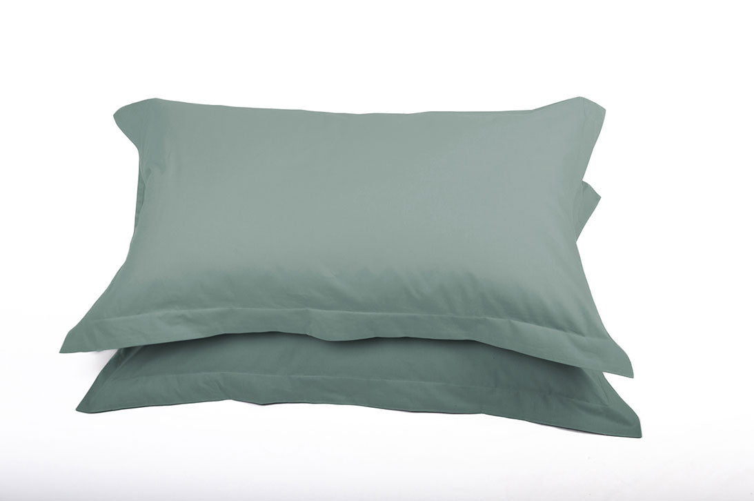 Pizuna Set di 2 Federe per letto matrimoniale cotone 50x80 cm Verde siepe, 400 fili con trama Sateen in 100% Cotone a fiocco lungo Federa cuscino 50x80 (Federa cuscino Verde siepe Pizuna Set di 2 Federe per letto matrimoniale cotone 50x80 cm Verde siepe, 400 fili con trama Sateen in 100% Cotone a fiocco lungo Federa cuscino 50x80 (Federa cuscino Verde siepe